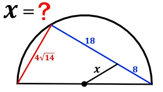 Let's Think outside the Box! | Calculate the length X | (Nice explanation) | #math #maths