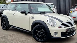 2013 (63) Mini One 1.6 Baker Street 3Dr in White. 64k Miles. 2 Owners. 7 Services. Big Spec. £5990