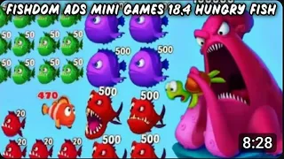 Fishdom Ads Mini Games 18.4 Hungry Fish _ New update level Trailer video