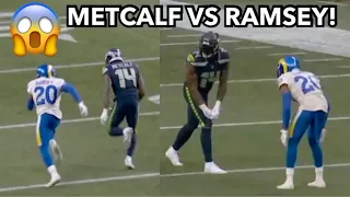 DK Metcalf vs Jalen Ramsey (2020 Wild Card) WR vs CB