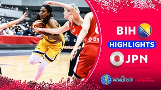 Bosnia and Herzegovina - Japan | Highlights - #FIBAWWC 2022 Qualifying Tournaments