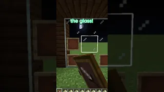 How to make one way glass in Minecraft!