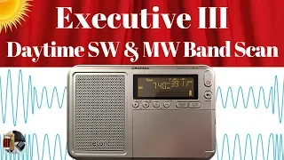 Eton Grundig Executive Traveler Portable | Daytime Shortwave & MW Scan