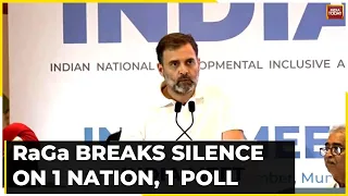 Rahul Gandhi Slams ‘One Nation, One Election’, Calls It ‘Attack On Union & All States’