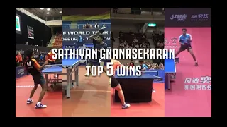 Sathiyan Gnanasekaran -- Top 5 huge victories