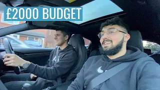 £2,000 Budget to Find The Perfect Daily Car Challenge *Secret Filming* | Part 1