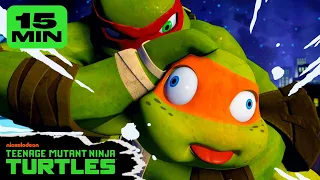 15 MINUTES of Mikey & Raph Being Bros 🔥 (Literally) | Teenage Mutant Ninja Turtles