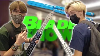 So many Balisong flippers! | Blade Show 2022