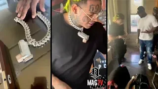 50 Cent Gifts Tekashi 6ix9ine An "Iced Out" Inhaler! 💠