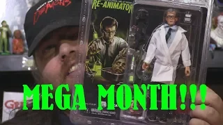 Unboxing Clothed Reanimator, Ultimate Freddy Part 2 by Neca and Deluxe Demogorgon by McFarlane Toys