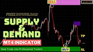 Now Trade Like Professional | Most Accurate Supply & Demand Metatrader 4 Indicator | Free Download