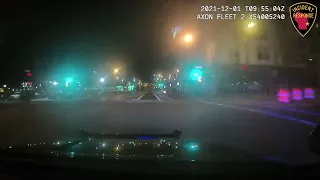 Dash Cam: Milwaukee Police Pursuit into Downtown