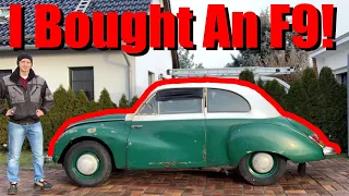 DKW (IFA) F9 - Part 3 - I bought my own F9! (CLOSER LOOK and FIRST START)