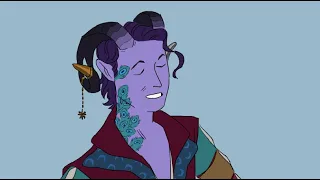 Mollymauk on not breathing - Critical Role animation