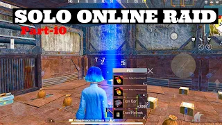 I ONLINE RAID THIS GUYS TO TAKE BADGE | SOLO ONLINE RAID PART 10 | LAST ISLAND OF SURVIVAL