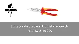 Szczypce do prac elektroinstalacyjnych | KNIPEX 13 86 200