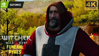 The Witcher 3 Wild Hunt Velen Side Quest #6 Funeral Pyres