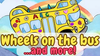 Nursery Rhymes Wheels on the Bus, The Rainbow Song, 5 Little Speckled Frogs, and More!