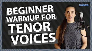 Beginner TENOR Vocal Exercises - Easy 10 minute warmup | 30 Day Singer