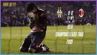 Juventus vs AC Milan 0-0 (2-3P) ● UEFA Champions League Final 2003 ● 1080 60fps ● Classic Matches #1