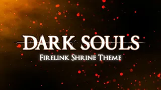 Dark Souls Firelink Shrine Theme Relaxing Ambient Mix (w/ Bonfire and Thunder Sounds)