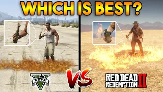 GTA 5 VS RDR 2 : WHICH IS BEST MOLOTOV?