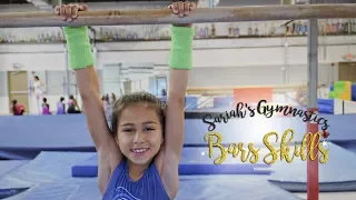 8 Year Old Gymnast Gymnastics Bar Skills| Sariah SGG