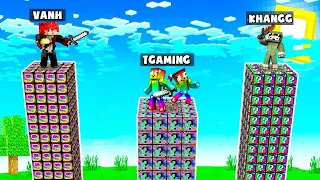 MINI GAME : CUỘC CHIẾN SINH TỒN TRÊN THÁP LUCKY BLOCK CẦU VỒNG ** THỬ THÁCH NOOB SỐNG SÓT LÂU NHẤT