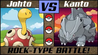 Rock Pokémon Battle: JOHTO vs KANTO