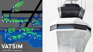 Crazy Traffic! | My First FNO As a VATSIM Controller