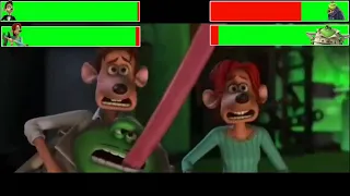 Flushed Away (2006) Final Battle with healthbars