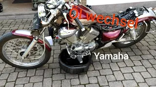 Öl wechsel Yamaha xv 535 Virago 🛢️✅