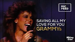 [MIC FEED] Saving All My Love For You (GRAMMYs 1986) - Whitney Houston