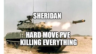 Armored Warfare: Sheridan Versus PvE Enemies on Hard: Wow this thing blows stuff up!