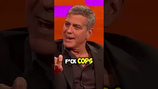 George Clooney's Prank On Brad Pitt Almost Got Him Arrested⁉️🤣 #shorts #bradpitt