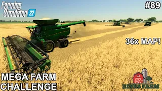 HARVESTING 200 ACRES OF RYE! | Spring Creek, ND | Farming Simulator 22 #89