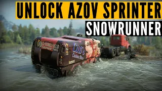 How to UNLOCK the Azov 43-191 Sprinter in SnowRunner (LOCATION & task guide)