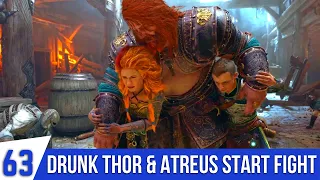 GOD OF WAR RAGNAROK Gameplay Part 63 - Drunk Thor & Atreus Start Fight in Wine Bar | Unlocking Mask