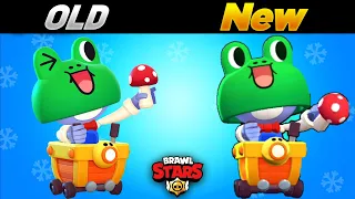 Brawl Stars New Visual Changes in goldargang update! Old vs New Animated Face of Brawler#Goldarmgang