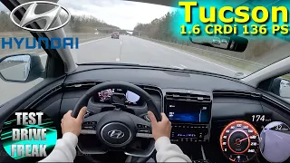 2022 Hyundai Tucson 1.6 CRDi 4WD 48V 136 PS HIGH SPEED AUTOBAHN DRIVE POV