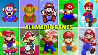 Evolution Of Mario's Deaths Animations (ALL MARIO GAMES!) (1981-2024)