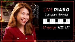 🔴LIVE Piano (Vocal) Music with Sangah Noona! 7/22