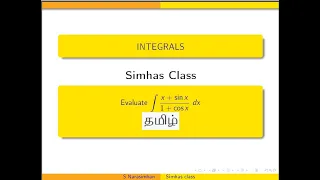 #Integrationbyparts || Evaluate integral x+sinx by 1+cosx dx