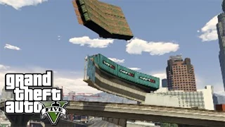 GTA V CARRERA LOCA!! SUPER SALTO CON CHOQUE EN PASARELA FLOTANTE! FLIPAS!!! xFaRgAnx