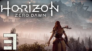 Horizon Zero Dawn Gameplay Walkthrough - Part 3 - Thok and Arana, Hunting the Sawtooth [PS4 Pro]