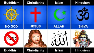 Islam vs Buddhism vs Hinduism vs Christianity || Compare Religions ||