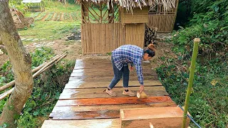 Lý Mai Farmer - How to bring clean water to the farm and make a wooden water tank