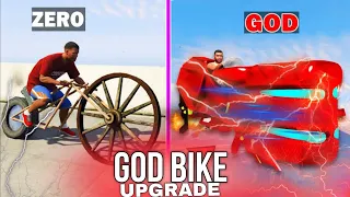 Franklin Upgrading SLOWEST to FASTEST BIKE | SHINCHAN and Franklin in (GTA V MOD)