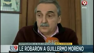 Le robaron a Guillermo Moreno