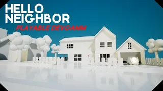 Playing Hello Neighbor DevGamm?? | HN Mod Gameplay